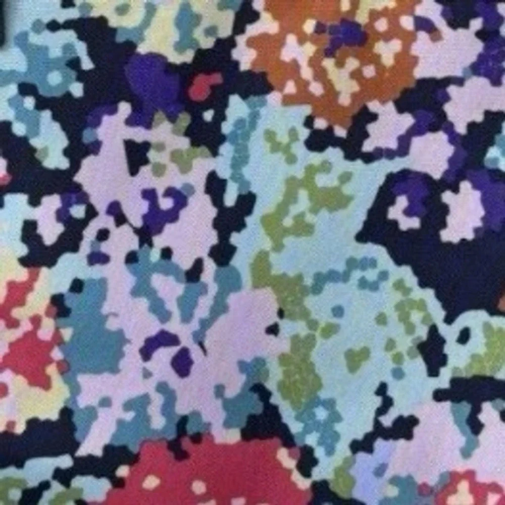 Vera Bradley ReActive Lanyard Happy Blooms Cross-Stitch Floral 26692-V47 NWT